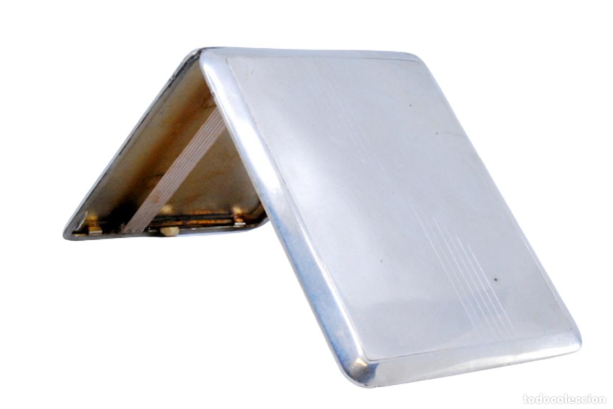 Antig&uuml;edades: Caja de cigarrillos, en plata - Foto 1