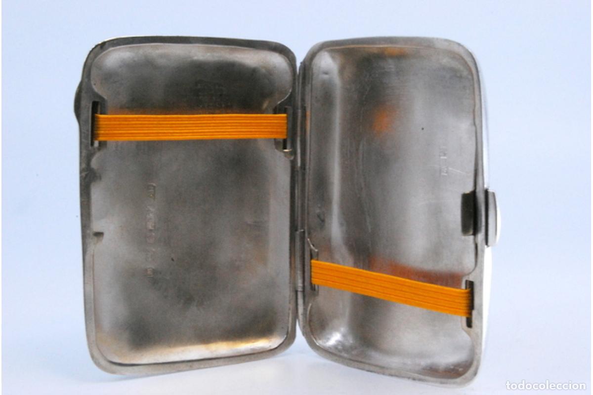 Antig&uuml;edades: Caja de cigarrillos, en plata - Foto 7