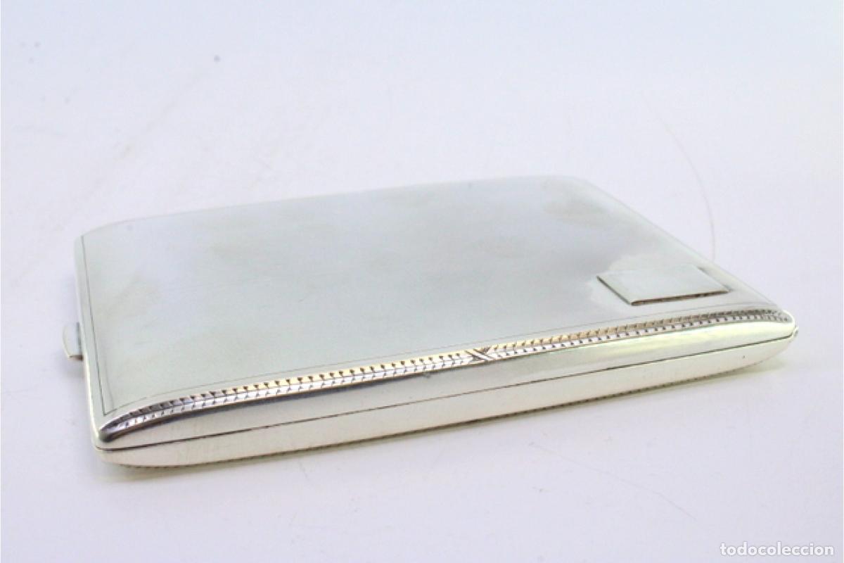 Antig&uuml;edades: Caja de cigarrillos, en plata - Foto 2