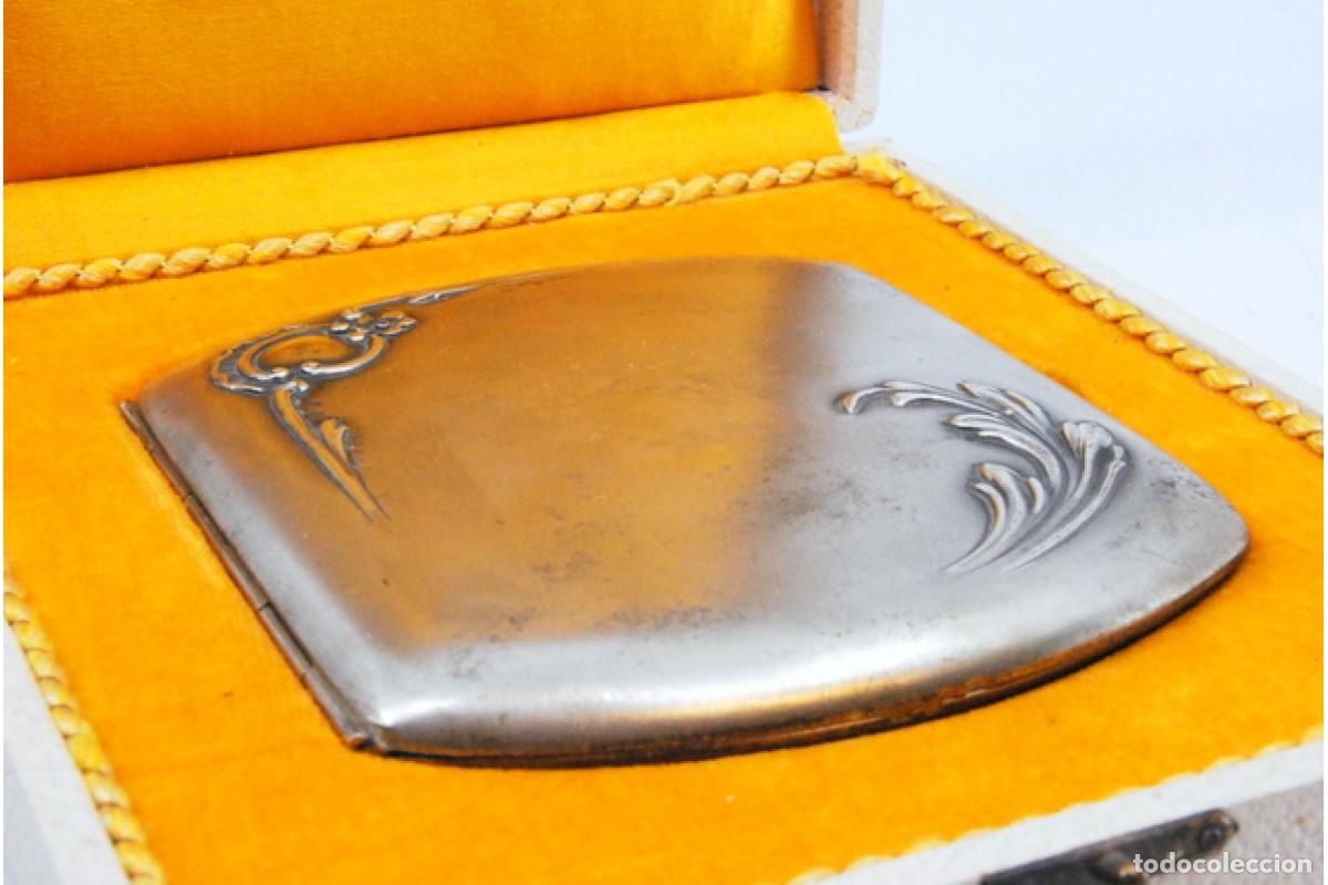 Antig&uuml;edades: Caja de cigarrillos, en plata - Foto 3
