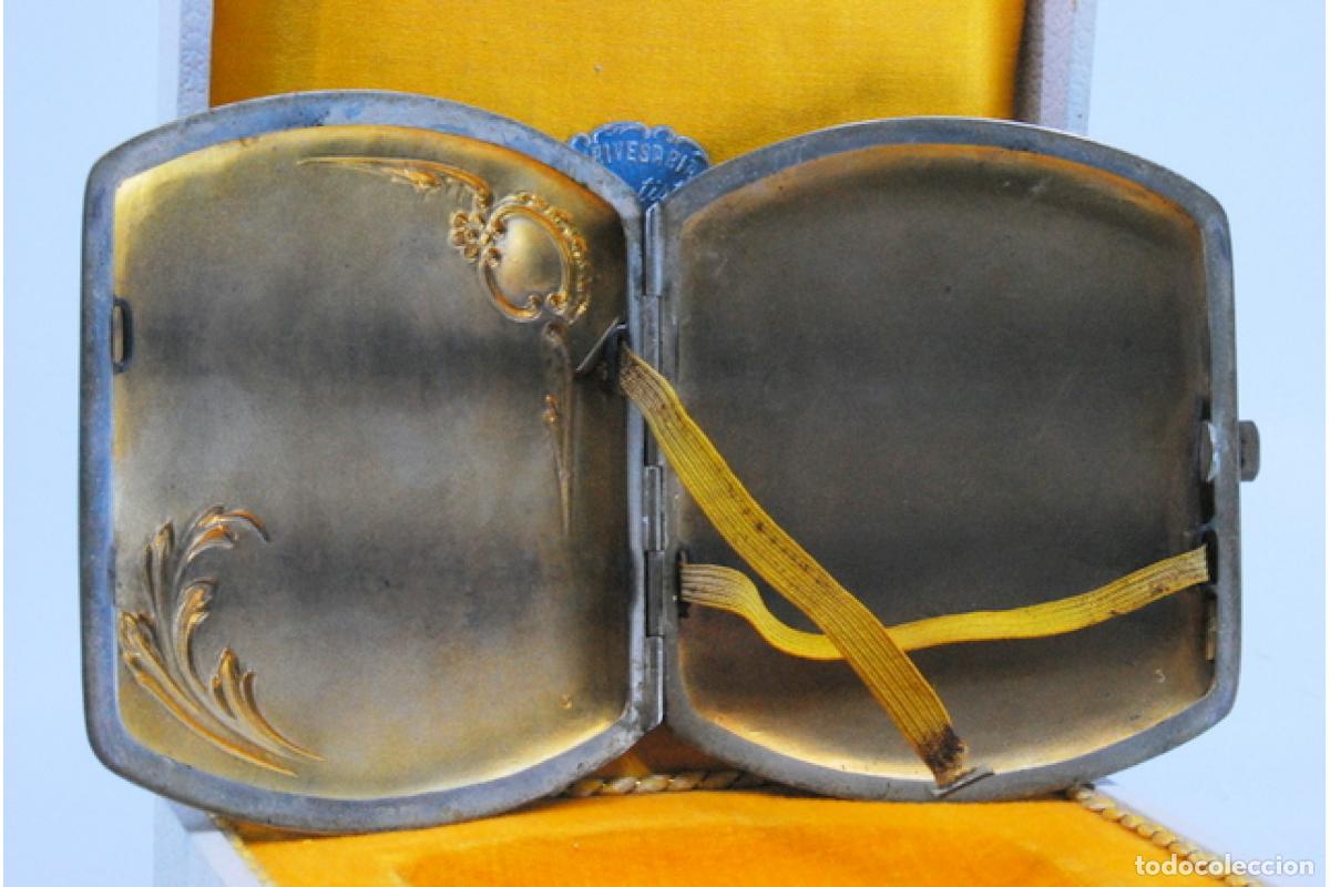 Antig&uuml;edades: Caja de cigarrillos, en plata - Foto 4