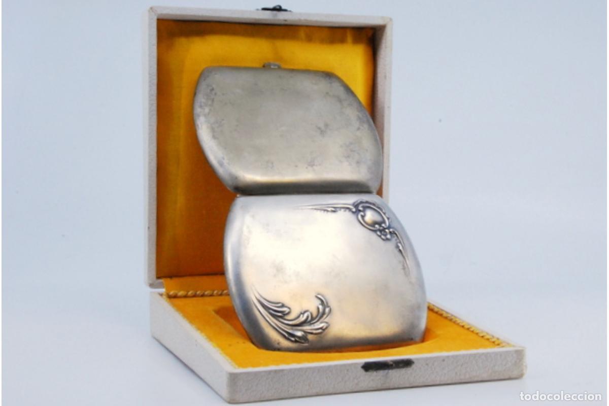 Antig&uuml;edades: Caja de cigarrillos, en plata - Foto 7