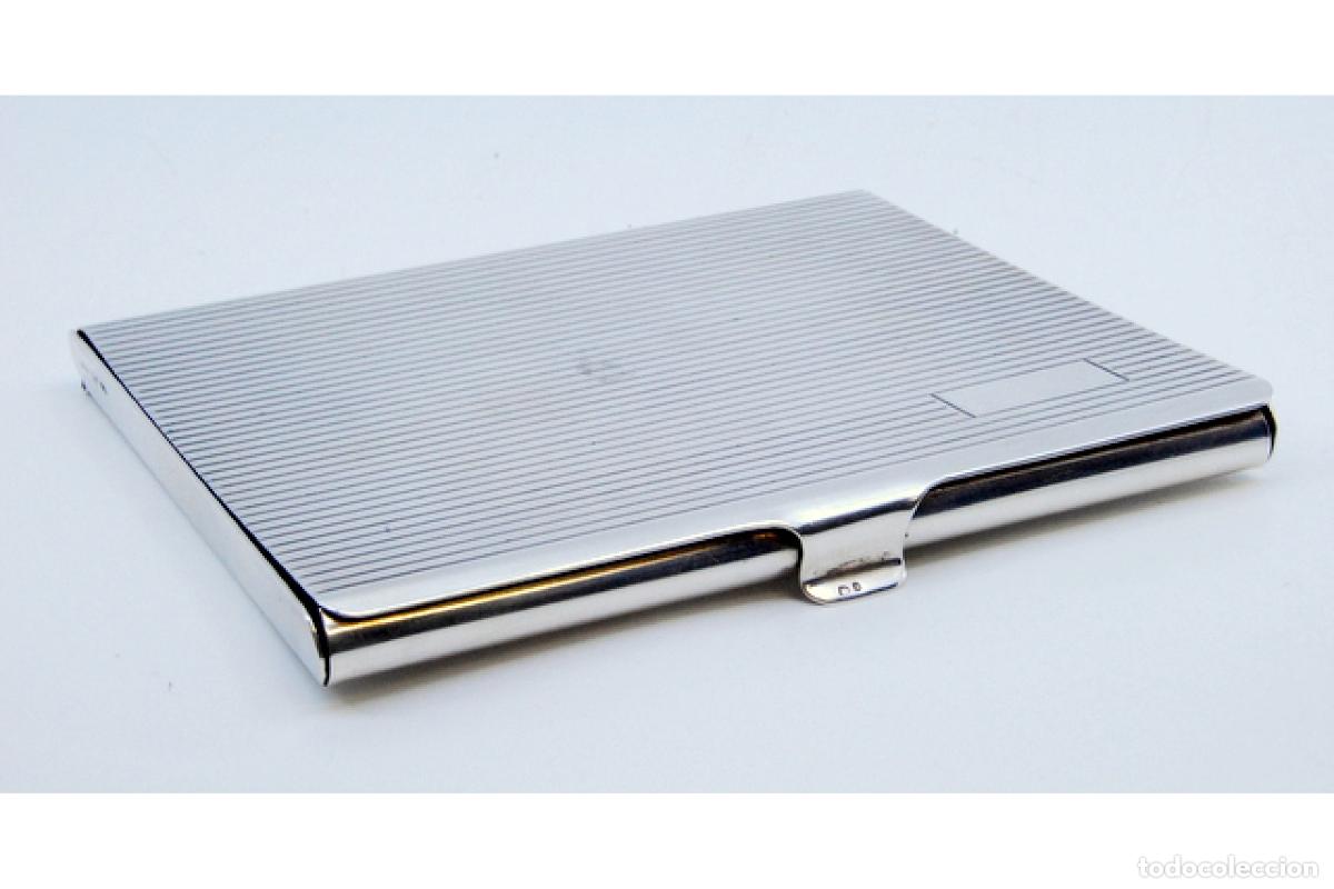 Antig&uuml;edades: Caja de cigarrillos, en plata - Foto 2