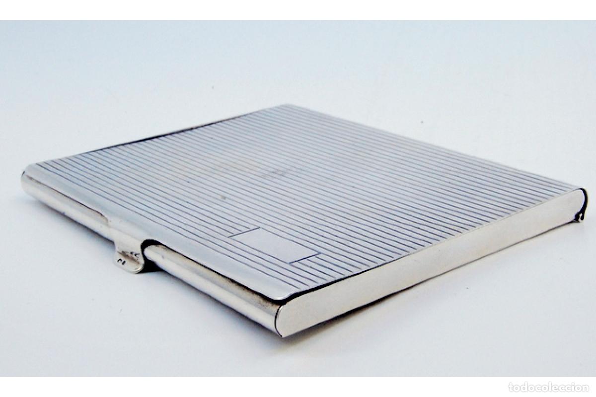 Antig&uuml;edades: Caja de cigarrillos, en plata - Foto 3