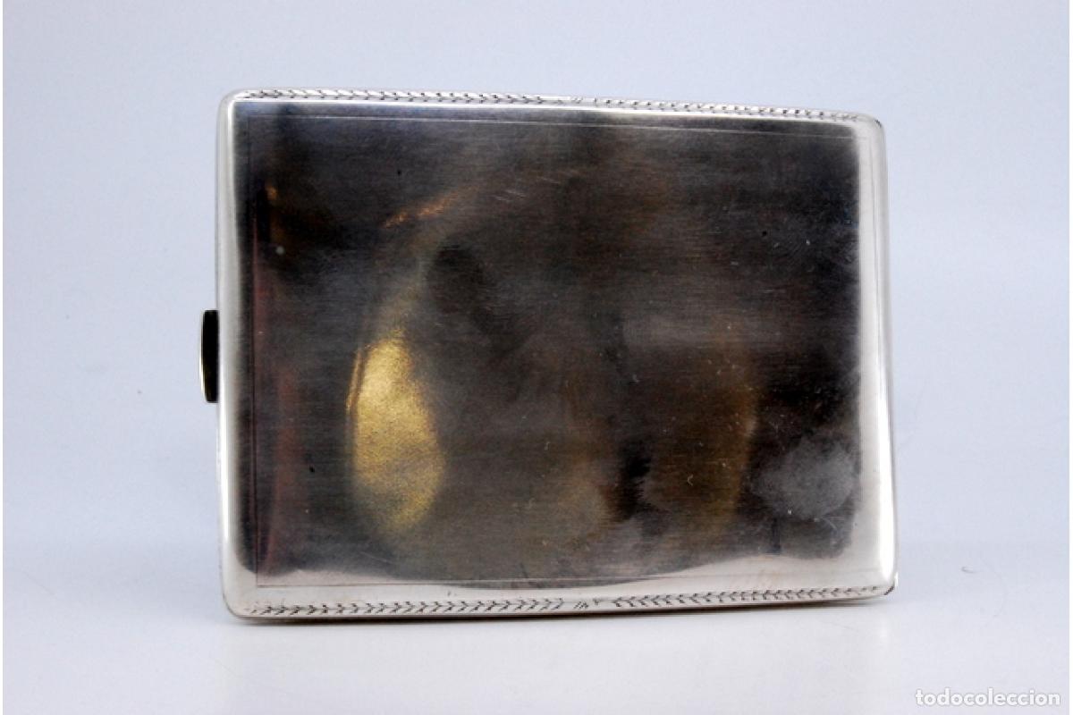 Antig&uuml;edades: Caja de cigarrillos, en plata - Foto 5