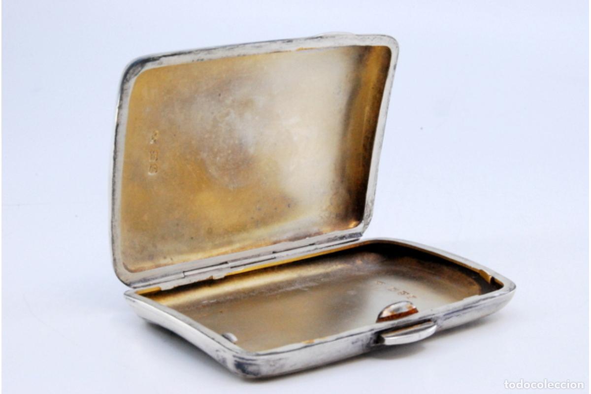 Antig&uuml;edades: Caja de cigarrillos, en plata - Foto 5
