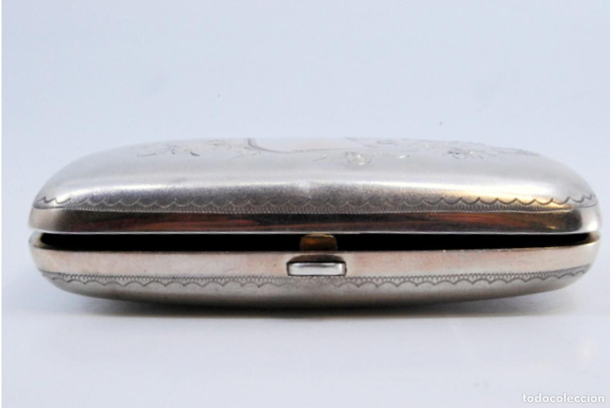 Antig&uuml;edades: Caja de cigarrillos, en plata - Foto 2
