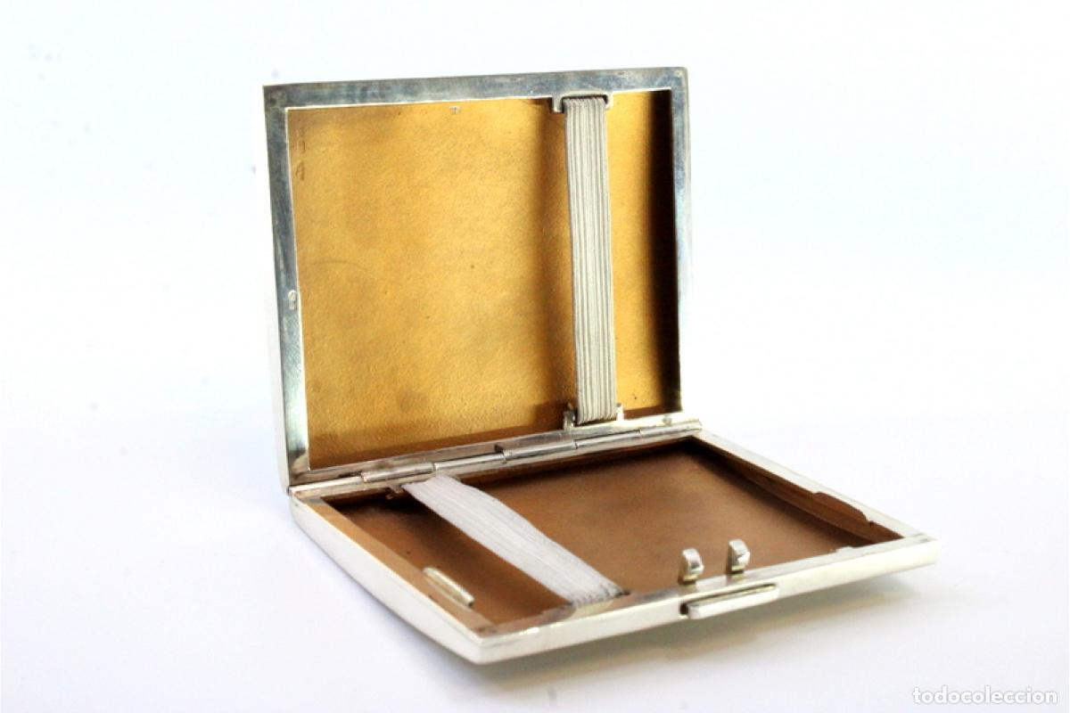 Antig&uuml;edades: Caja de cigarrillos, en plata - Foto 5