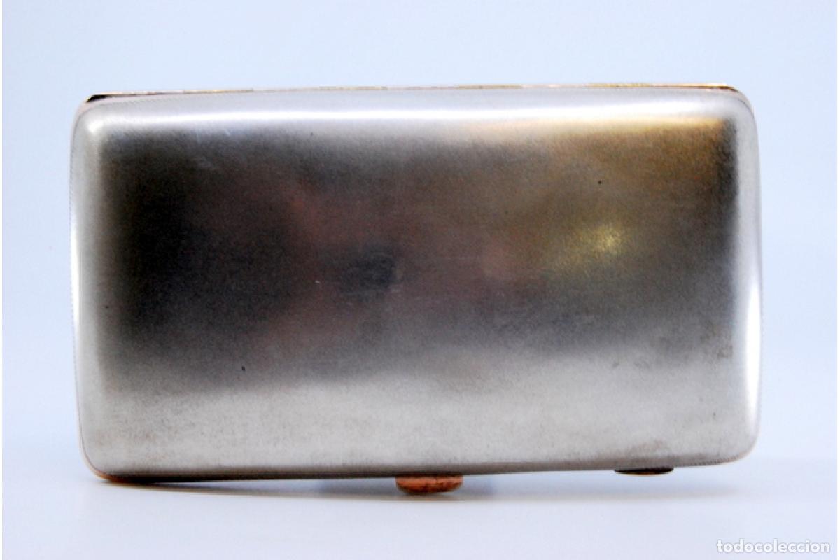 Antig&uuml;edades: Caja de cigarrillos, en plata - Foto 4