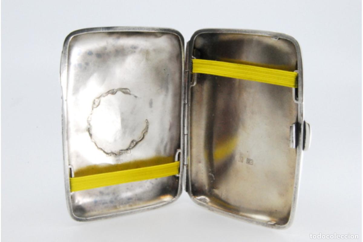 Antig&uuml;edades: Caja de cigarrillos, en plata - Foto 4