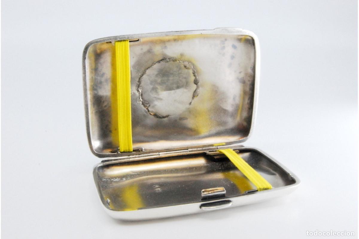 Antig&uuml;edades: Caja de cigarrillos, en plata - Foto 7