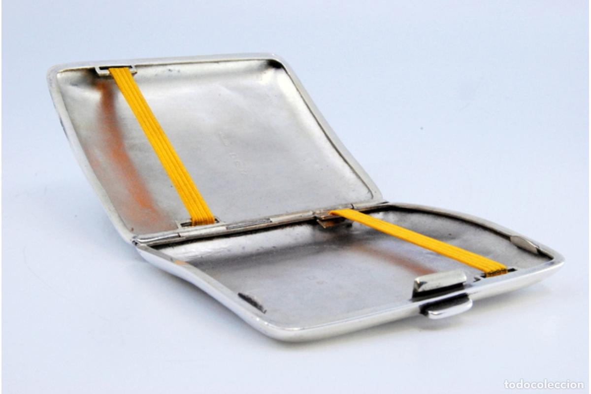 Antig&uuml;edades: Caja de cigarrillos, en plata - Foto 3