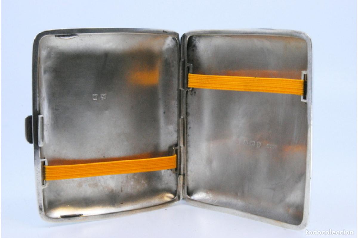 Antig&uuml;edades: Caja de cigarrillos, en plata - Foto 8