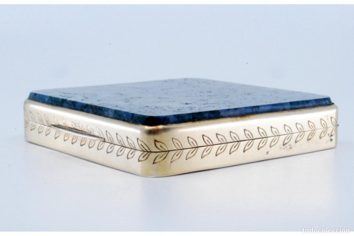 Antig&uuml;edades: Caja de cigarrillos, en plata - Foto 3