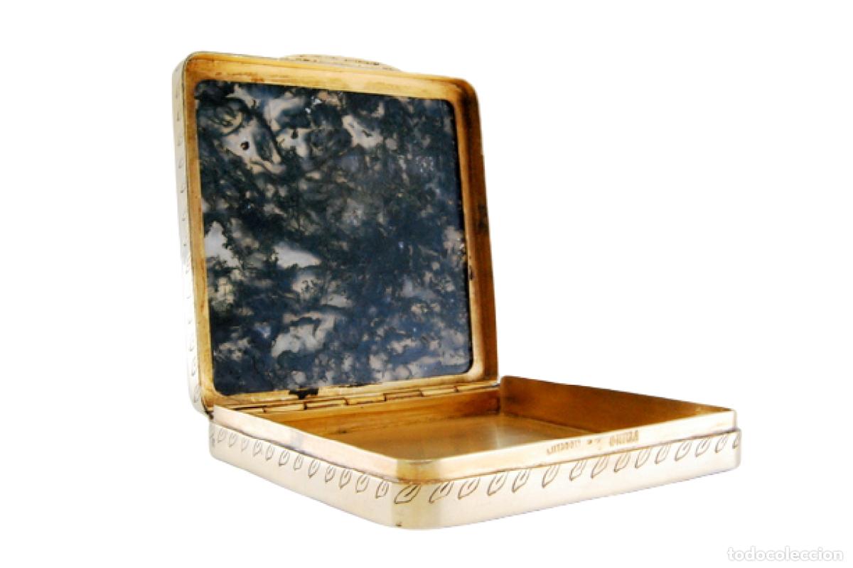 Antig&uuml;edades: Caja de cigarrillos, en plata - Foto 1