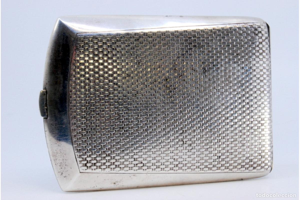Antig&uuml;edades: Caja de cigarrillos, en plata - Foto 6