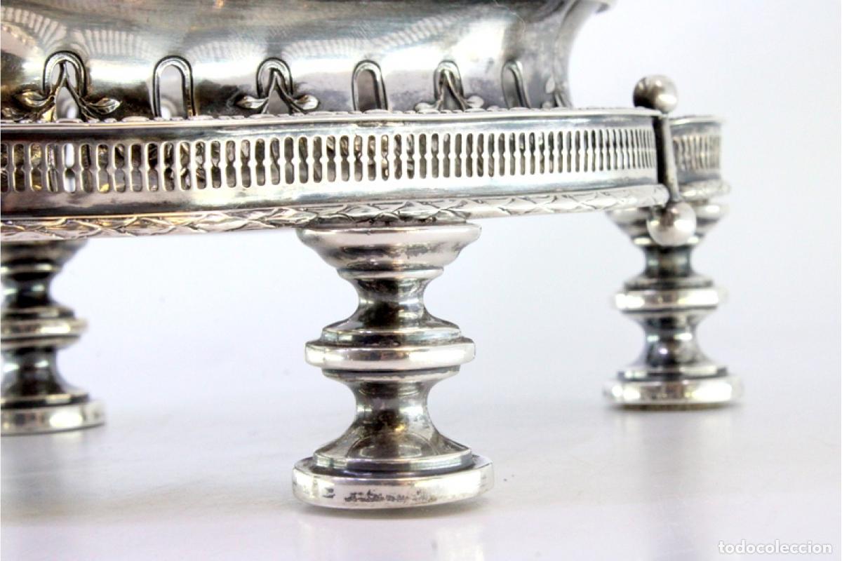 Antig&uuml;edades: Frutero/Centro de mesa, en plata - Foto 6