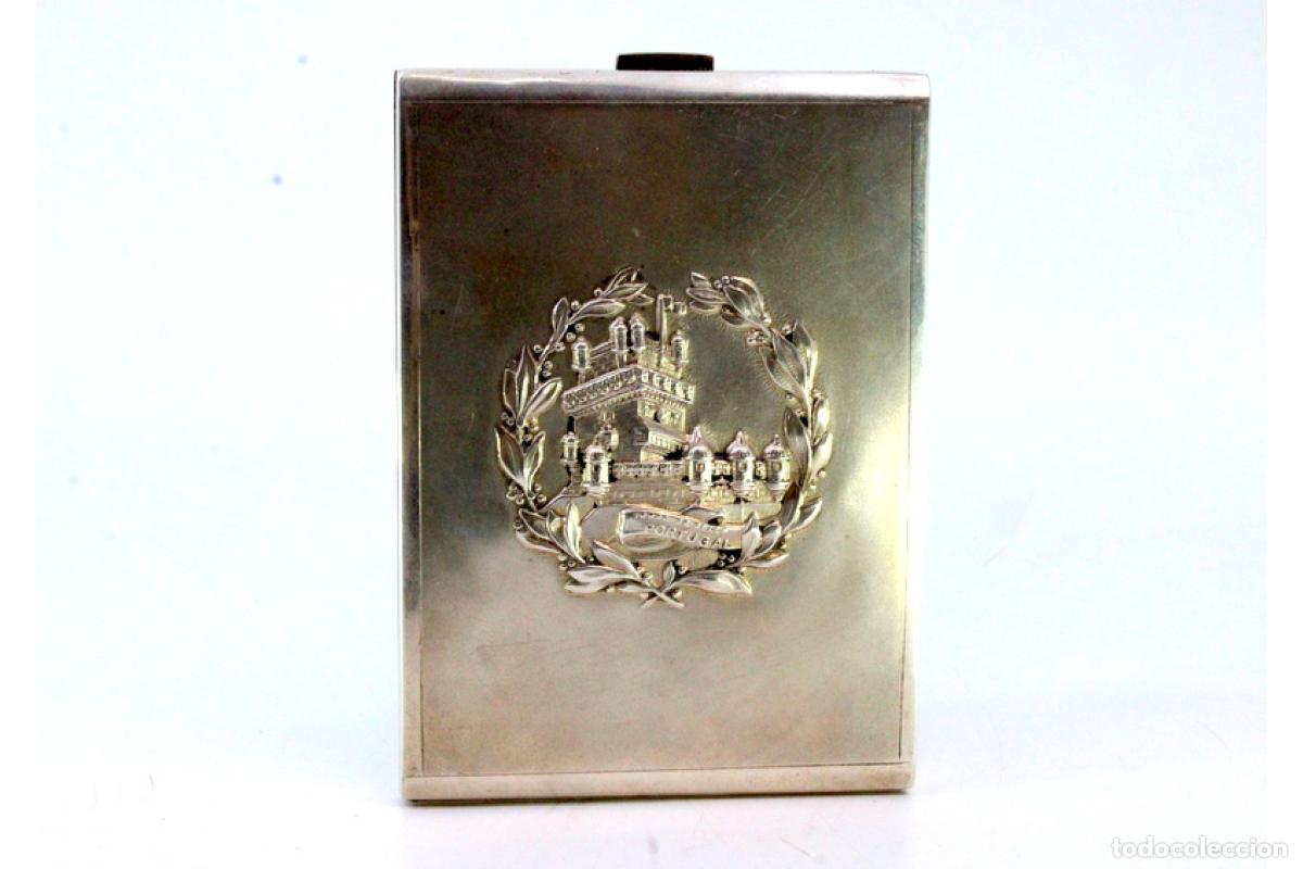 Antig&uuml;edades: Caja de cigarrillos, en plata - Foto 6