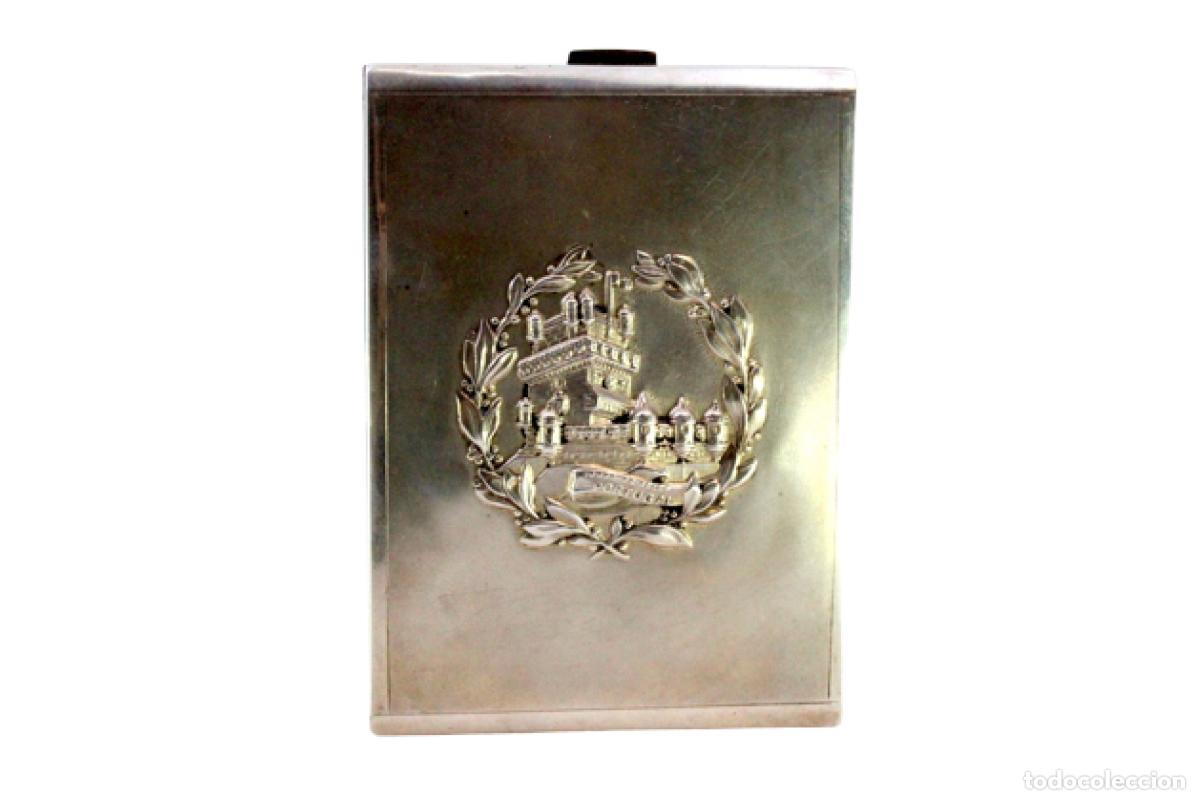 Antig&uuml;edades: Caja de cigarrillos, en plata - Foto 1