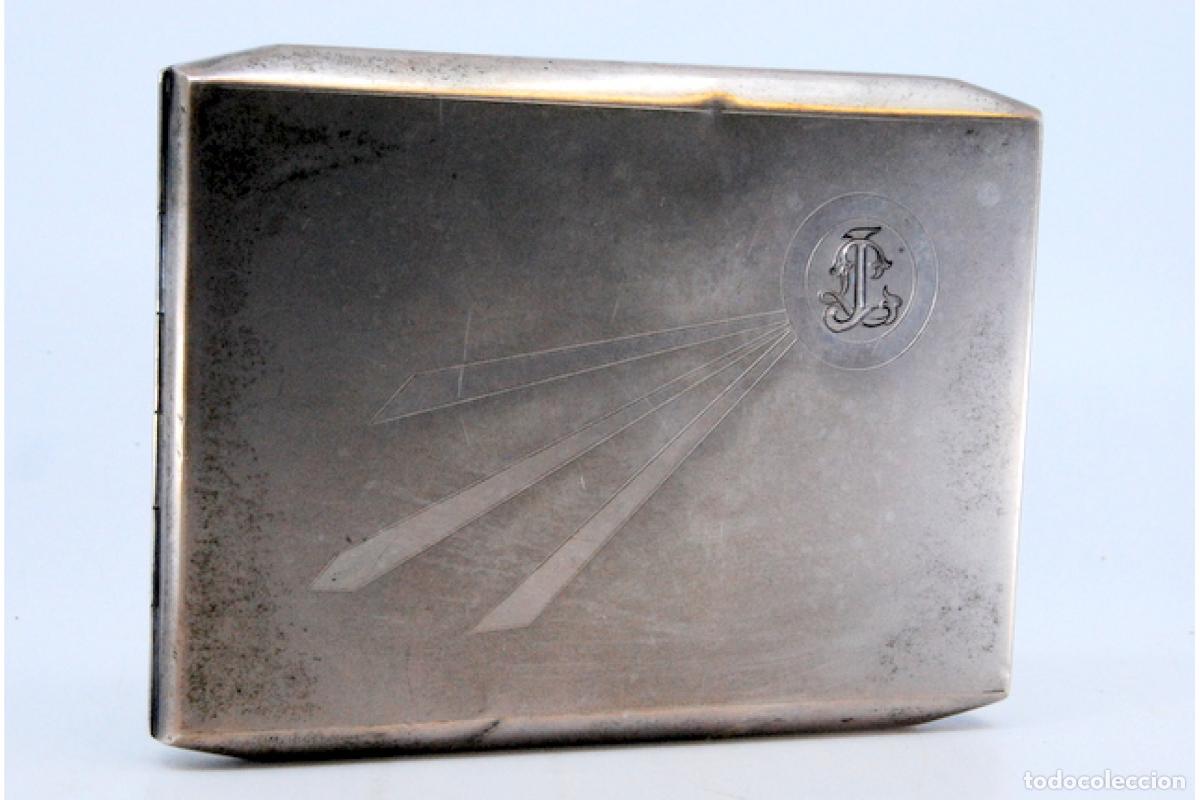 Antig&uuml;edades: Caja de cigarrillos, en plata - Foto 6