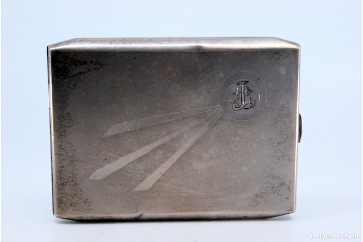Antig&uuml;edades: Caja de cigarrillos, en plata - Foto 7