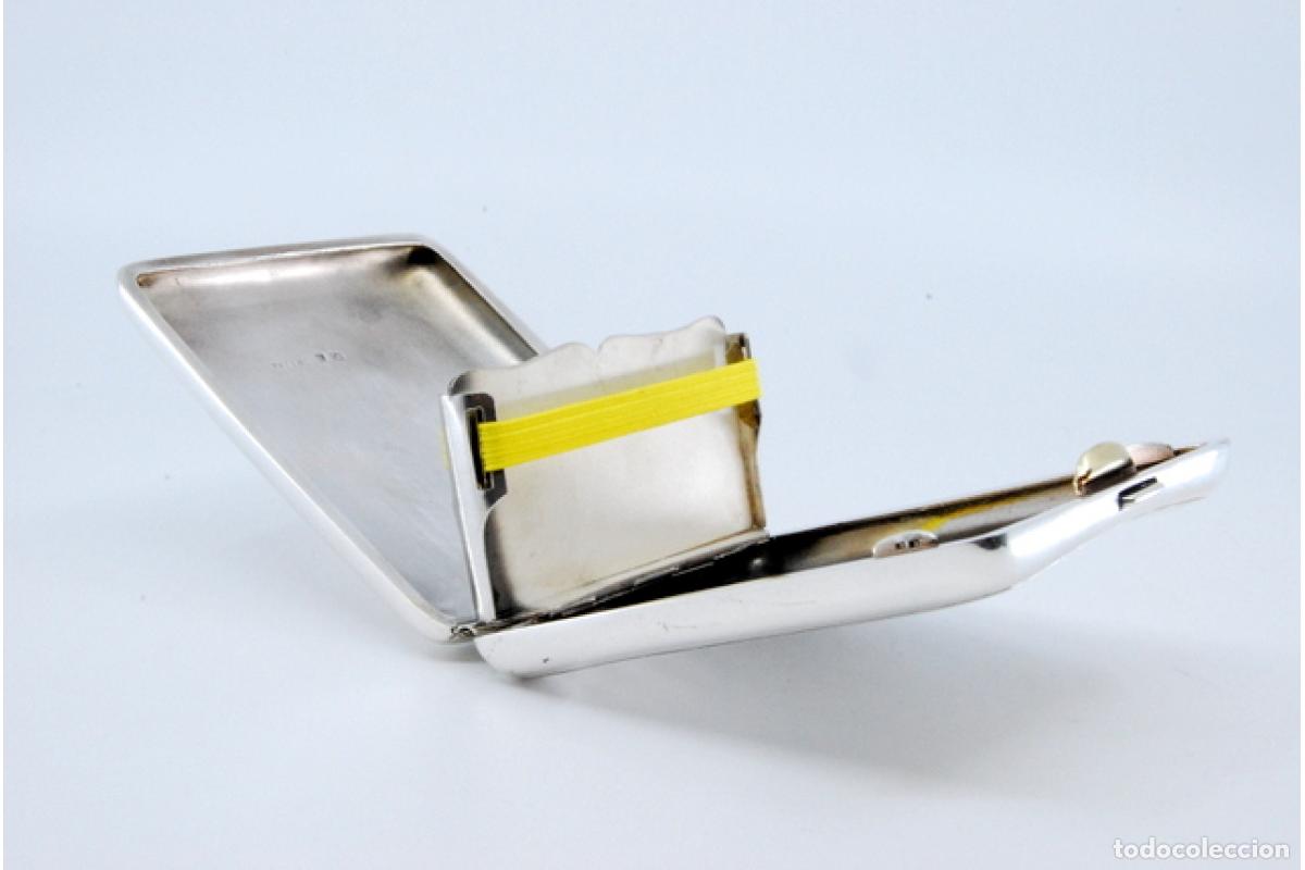 Antig&uuml;edades: Caja de cigarrillos, en plata - Foto 7