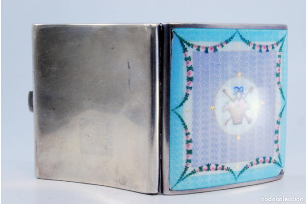 Antig&uuml;edades: Caja de cigarrillos, en plata - Foto 3