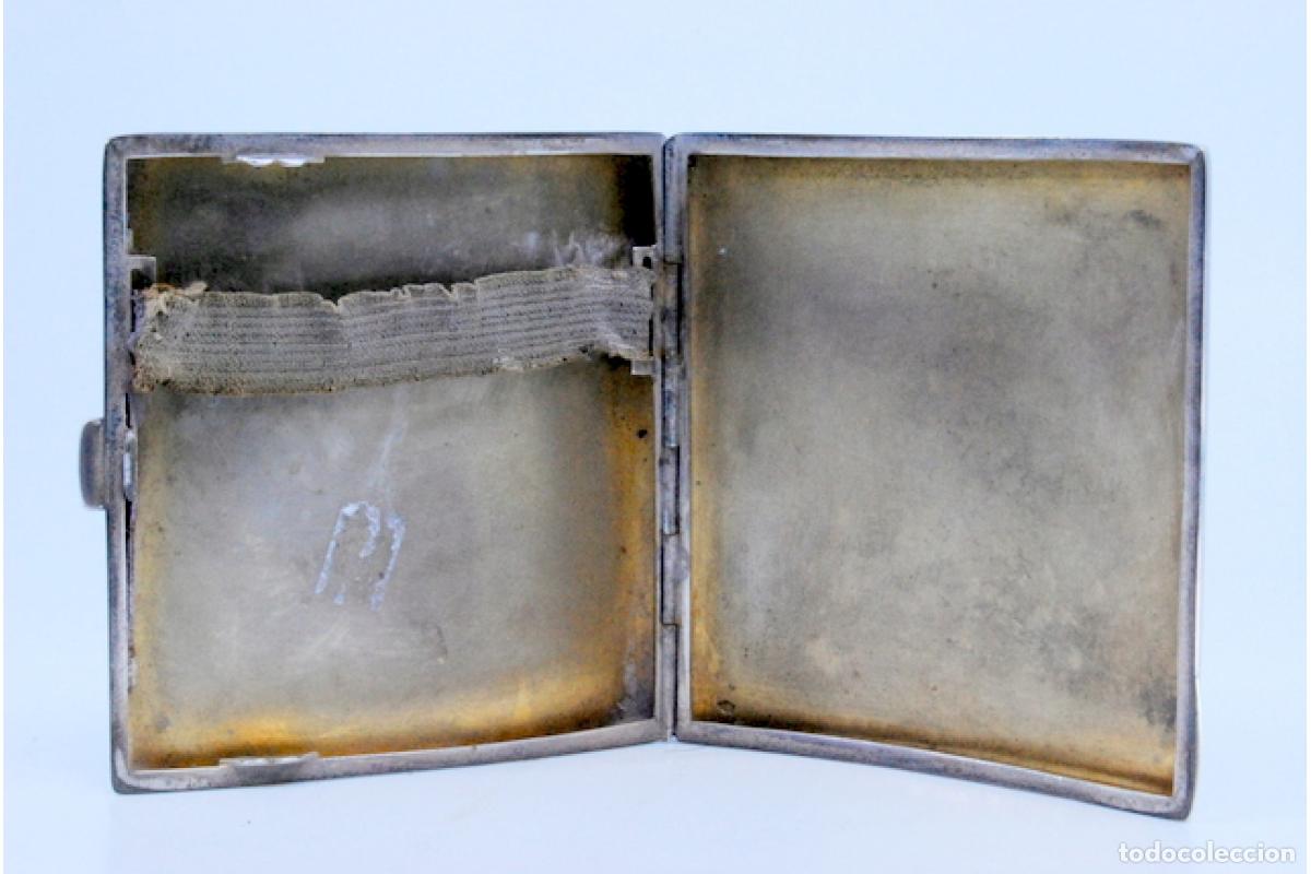 Antig&uuml;edades: Caja de cigarrillos, en plata - Foto 5