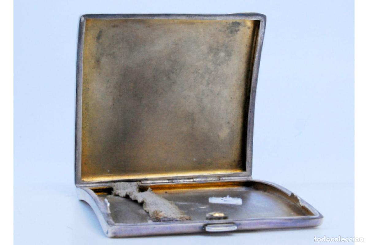 Antig&uuml;edades: Caja de cigarrillos, en plata - Foto 9
