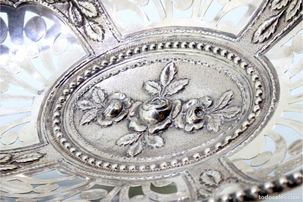 Antig&uuml;edades: Frutero de plata - Foto 6