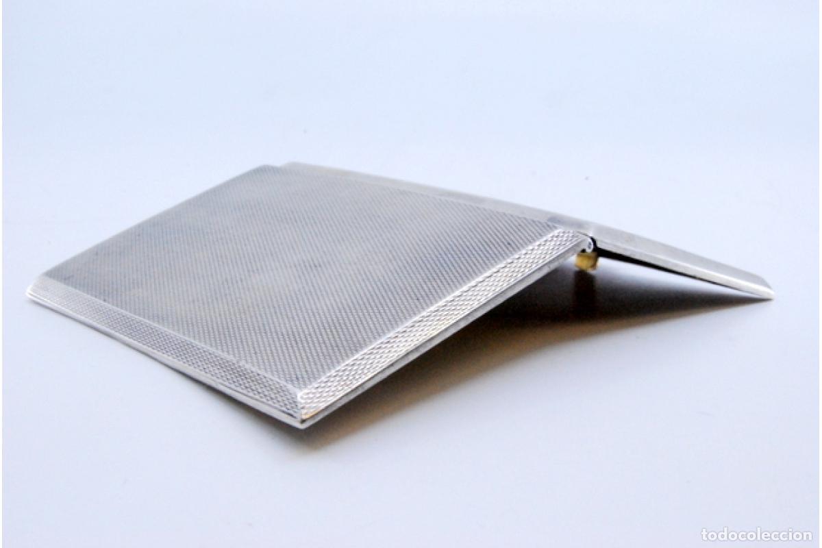 Antig&uuml;edades: Caja de cigarrillos, en plata - Foto 2