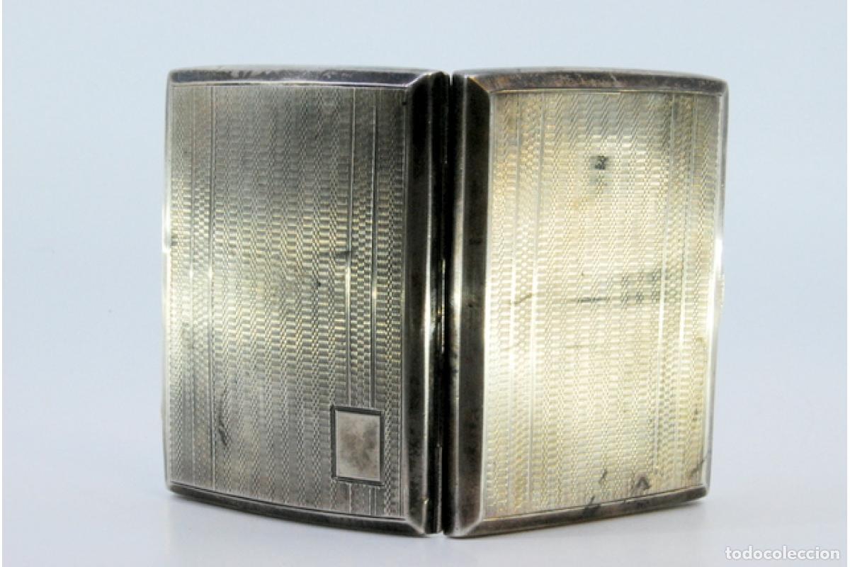 Antig&uuml;edades: Caja de cigarrillos, en plata - Foto 3