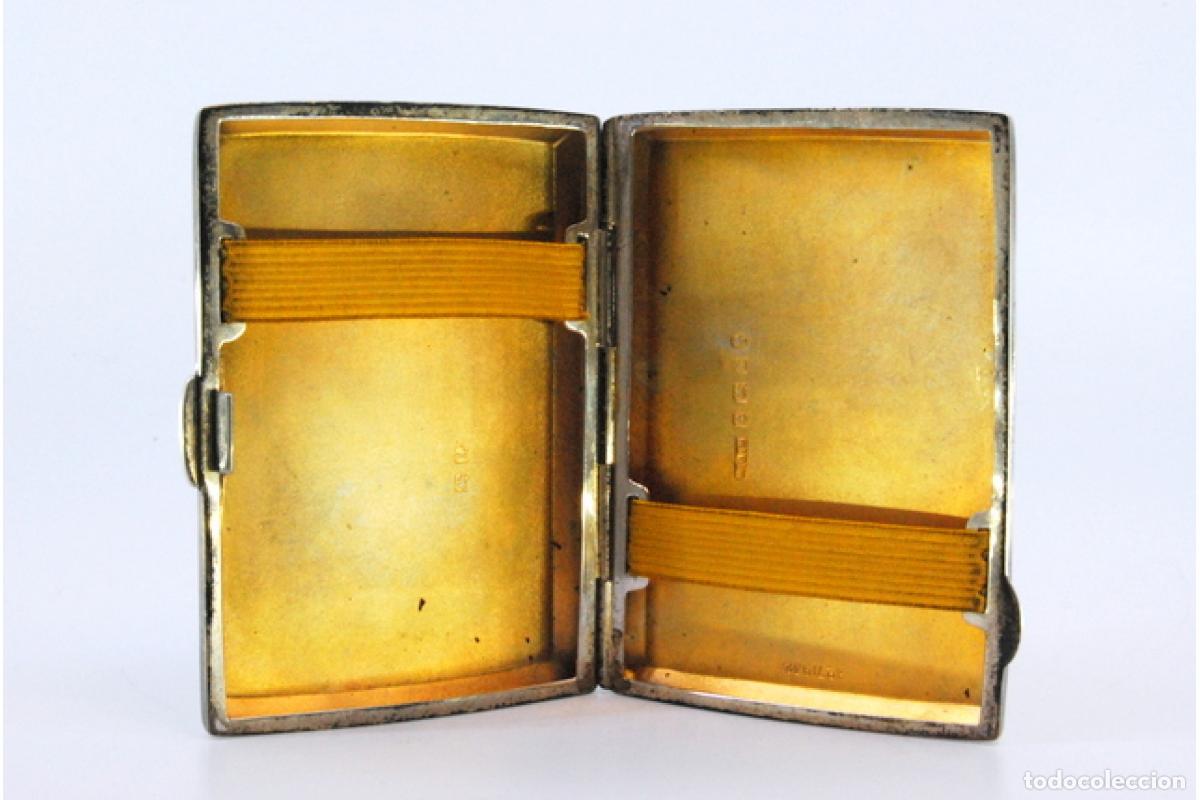 Antig&uuml;edades: Caja de cigarrillos, en plata - Foto 4