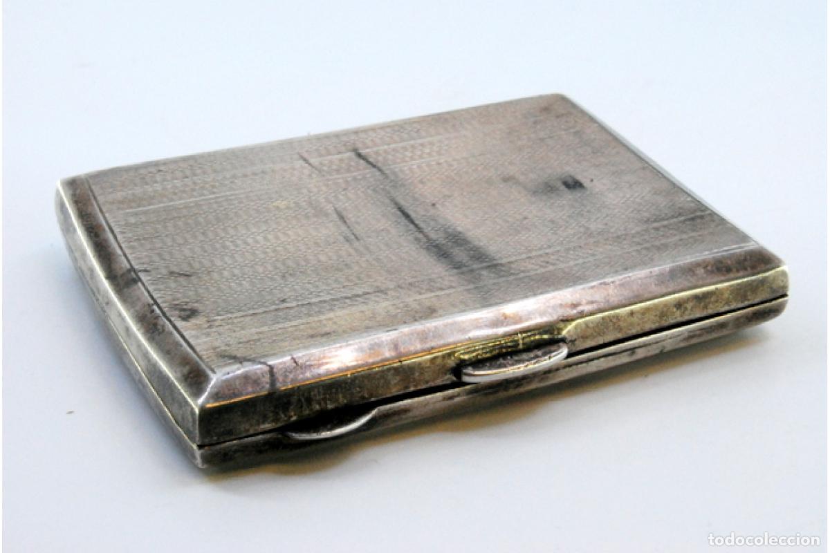Antig&uuml;edades: Caja de cigarrillos, en plata - Foto 5