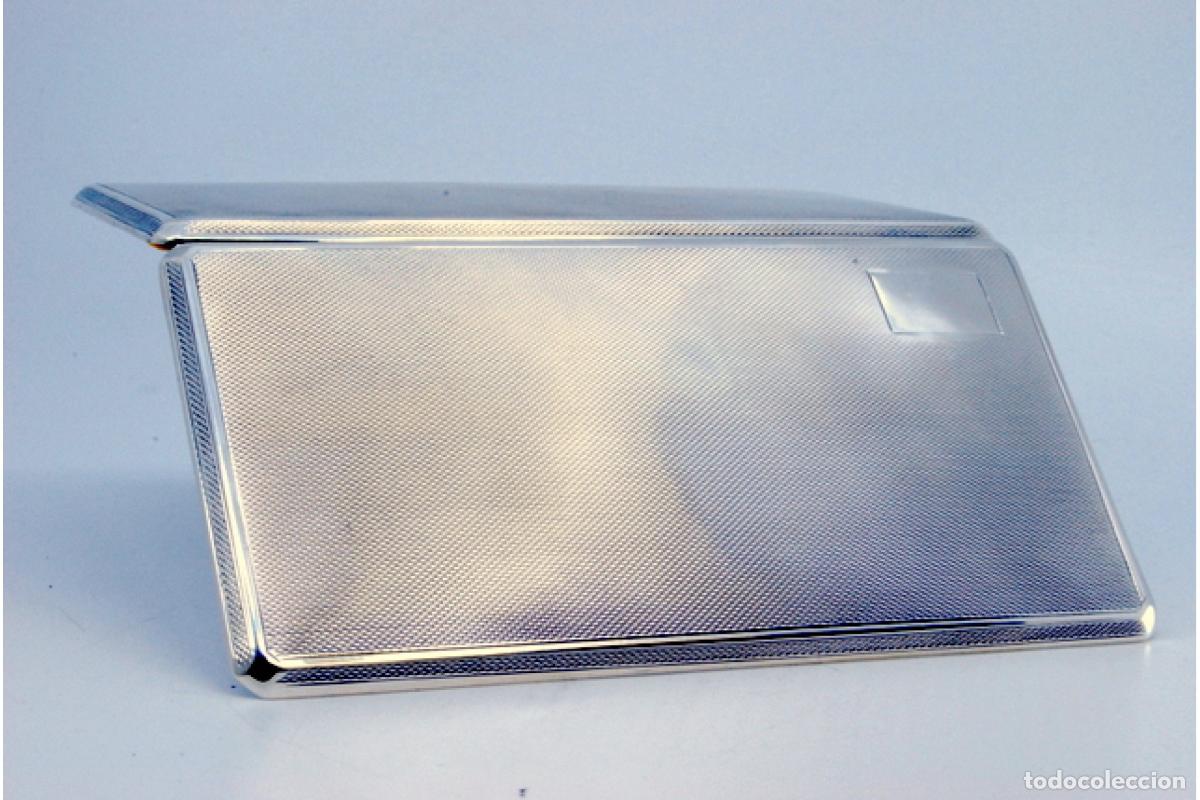 Antig&uuml;edades: Caja de cigarrillos, en plata - Foto 3