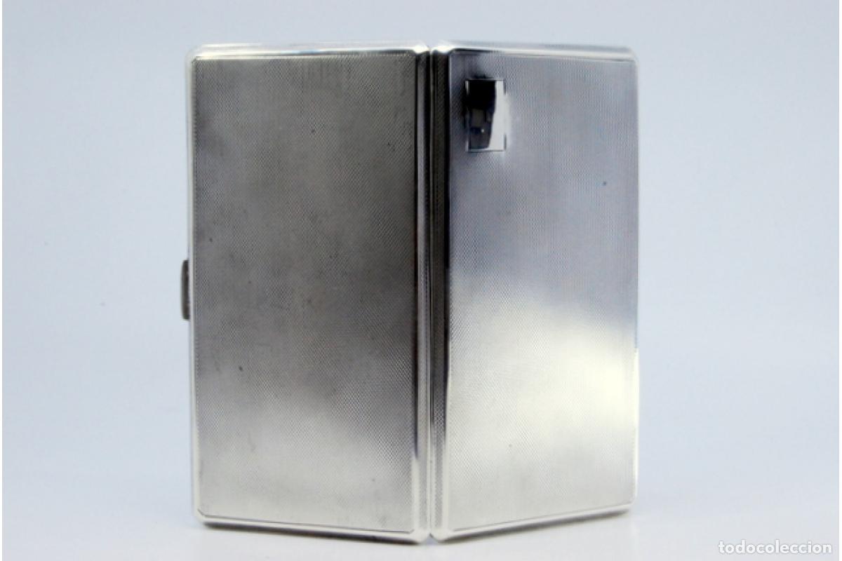 Antig&uuml;edades: Caja de cigarrillos, en plata - Foto 4