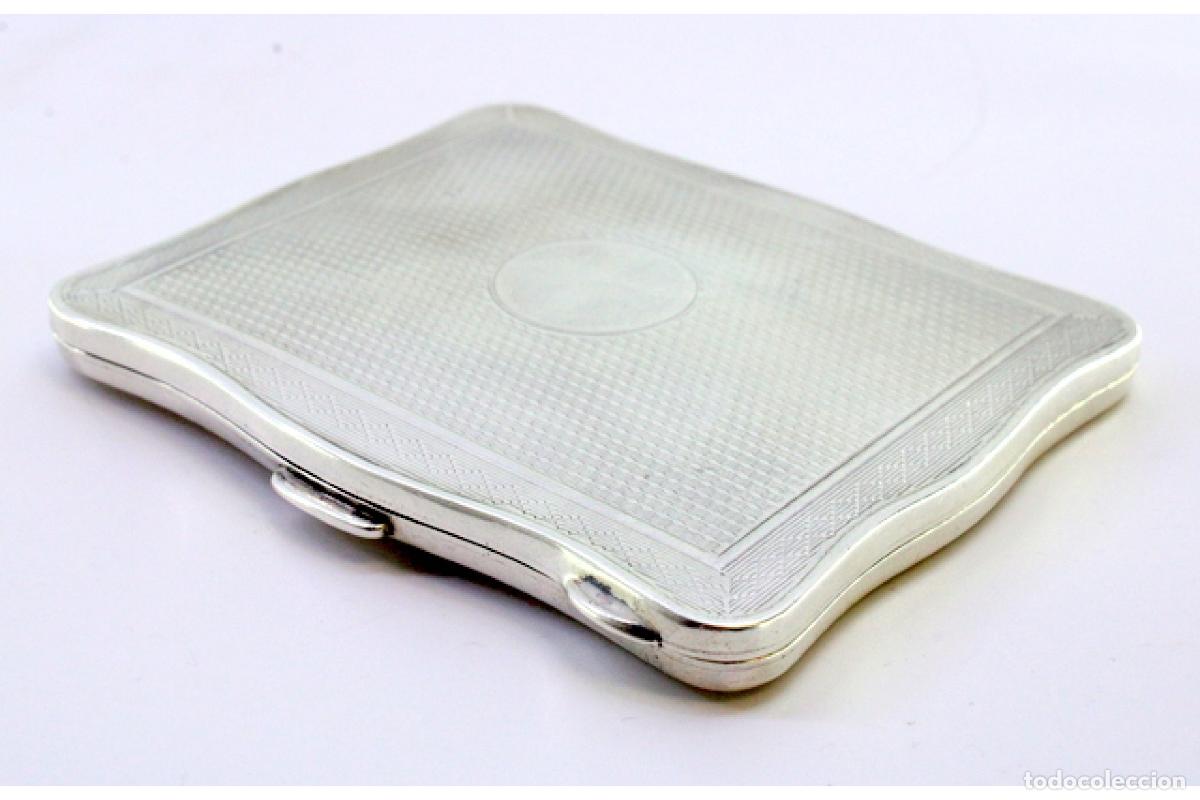 Antig&uuml;edades: Caja de cigarrillos, en plata - Foto 2