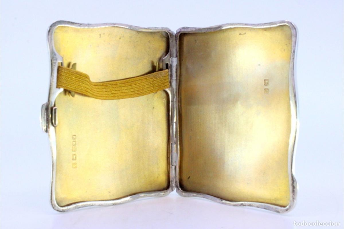 Antig&uuml;edades: Caja de cigarrillos, en plata - Foto 7