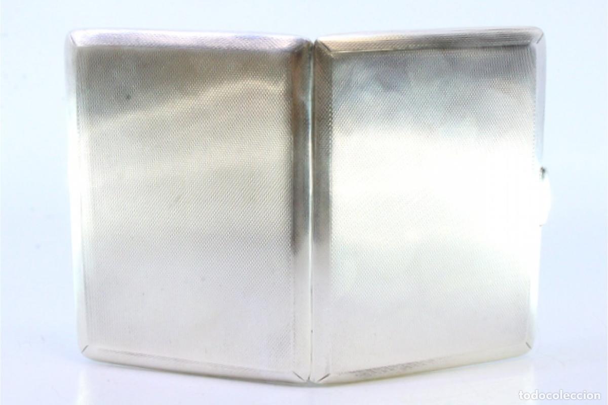 Antig&uuml;edades: Caja de cigarrillos, en plata - Foto 2