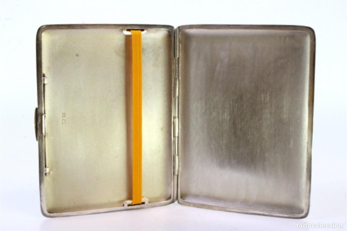 Antig&uuml;edades: Caja de cigarrillos, en plata - Foto 3