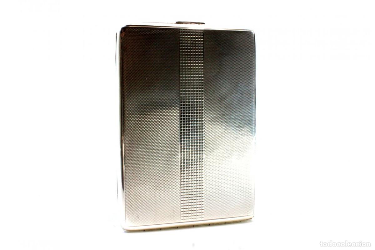 Antig&uuml;edades: Caja de cigarrillos, en plata - Foto 2