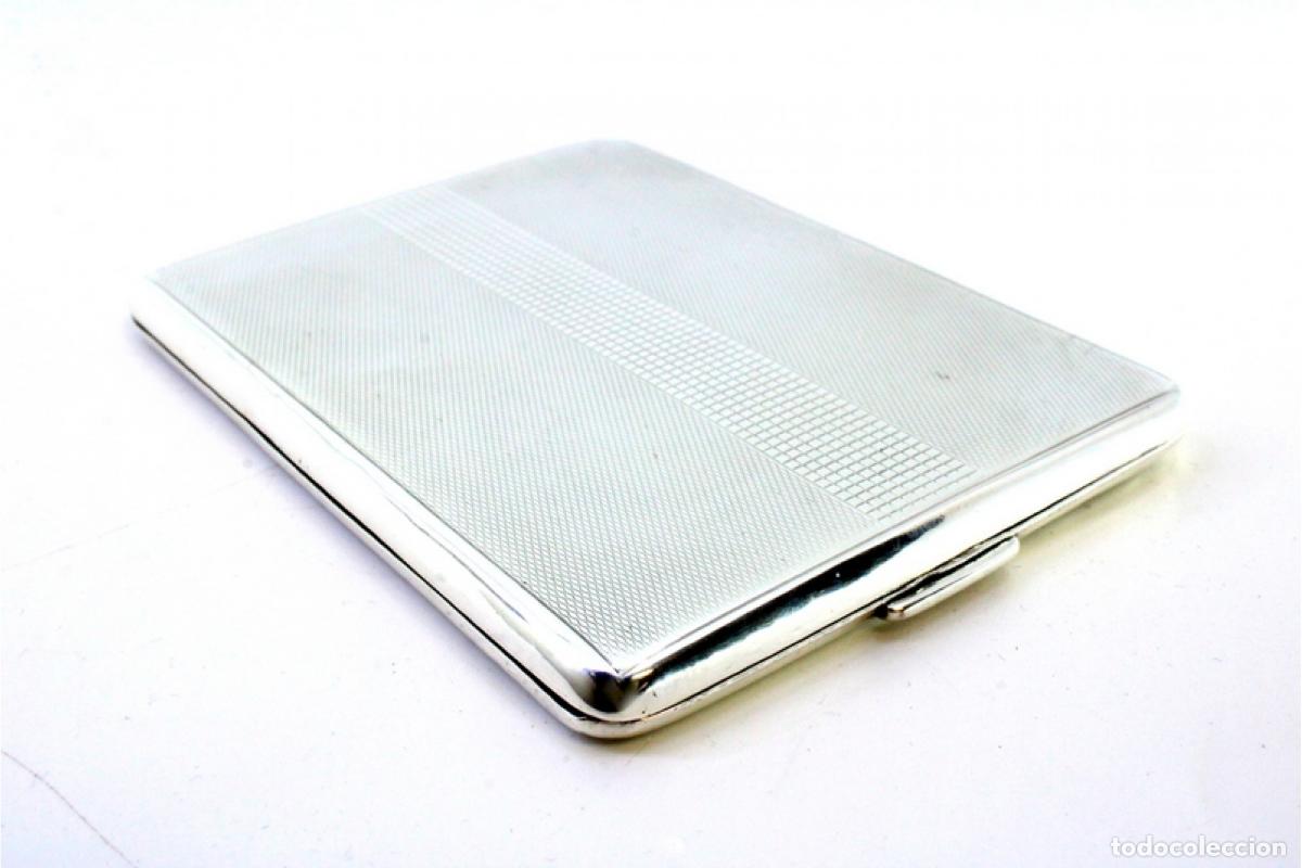 Antig&uuml;edades: Caja de cigarrillos, en plata - Foto 3