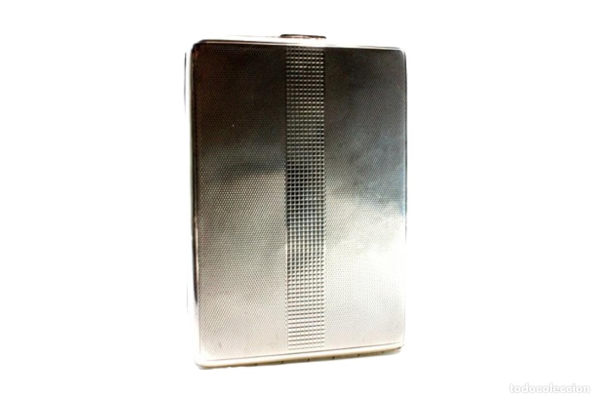 Antig&uuml;edades: Caja de cigarrillos, en plata - Foto 1