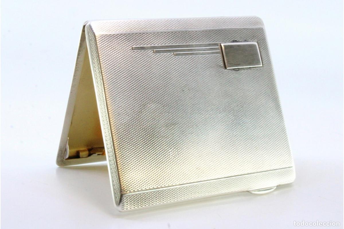 Antig&uuml;edades: Caja de cigarrillos, en plata - Foto 2