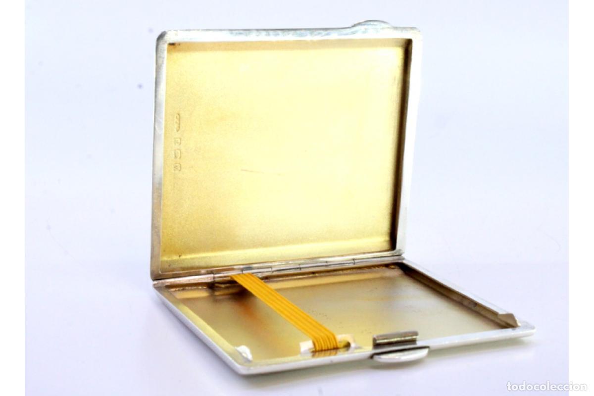 Antig&uuml;edades: Caja de cigarrillos, en plata - Foto 4