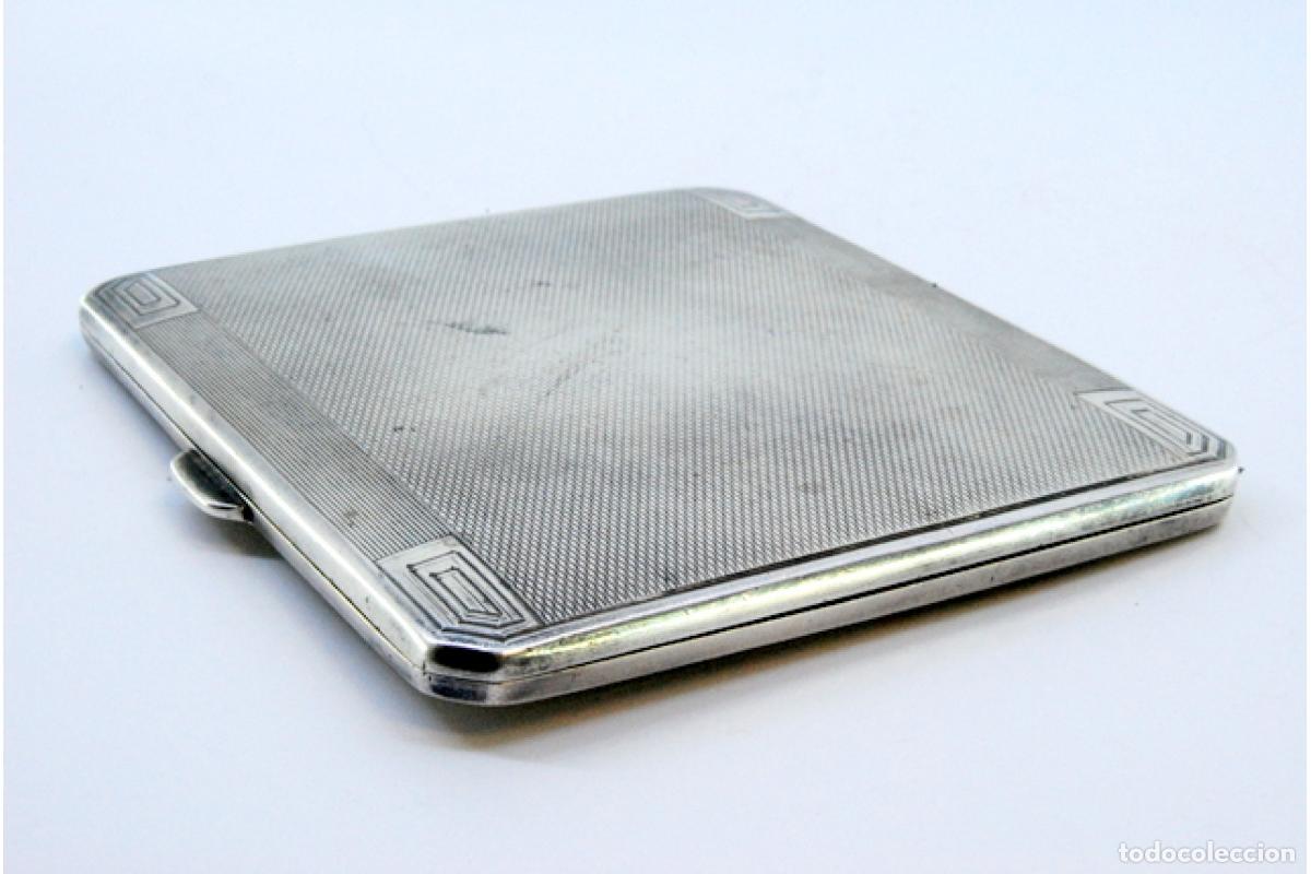 Antig&uuml;edades: Caja de cigarrillos, en plata - Foto 5