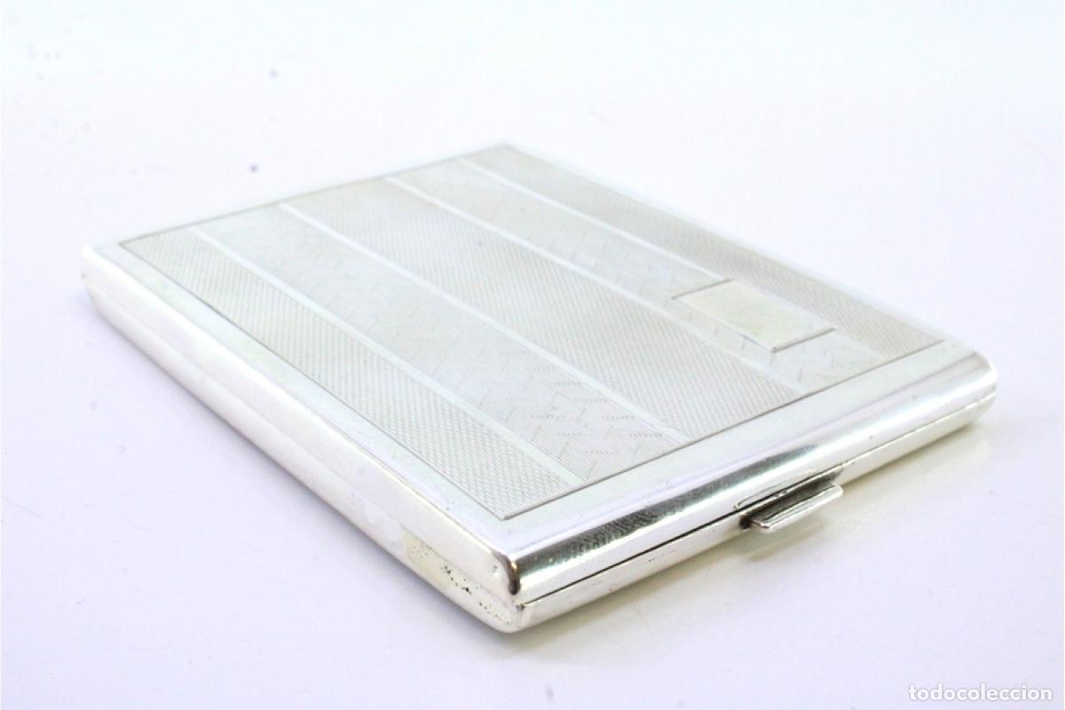 Antig&uuml;edades: Caja de cigarrillos, en plata - Foto 3
