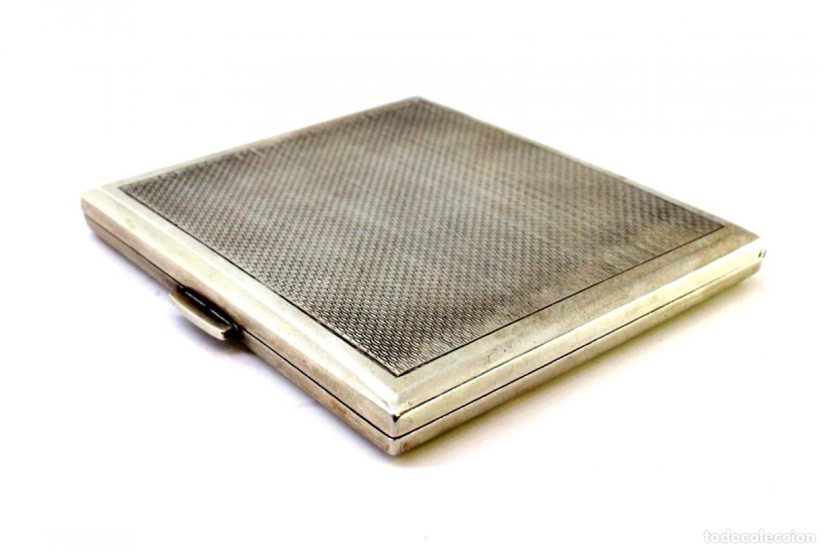 Antig&uuml;edades: Caja de cigarrillos, en plata - Foto 5