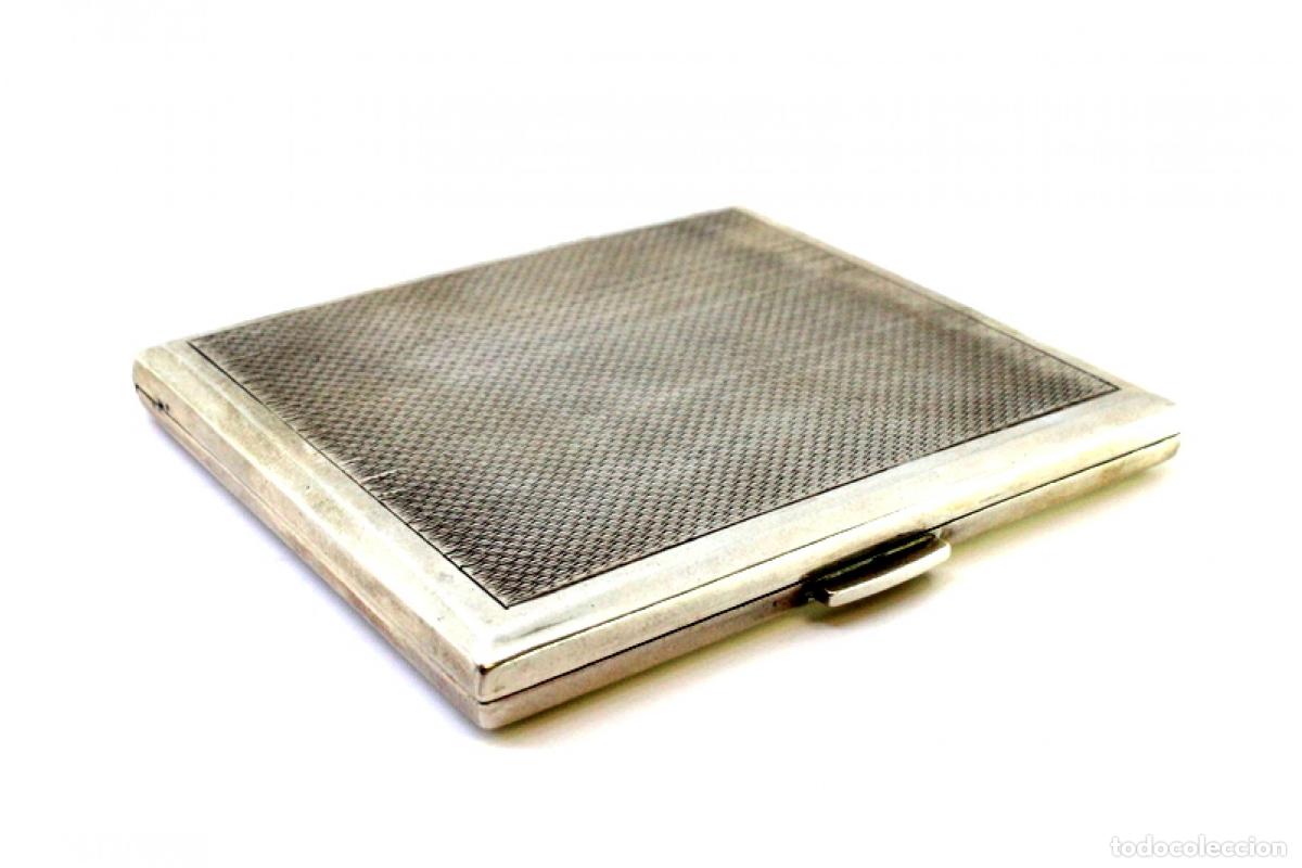 Antig&uuml;edades: Caja de cigarrillos, en plata - Foto 7