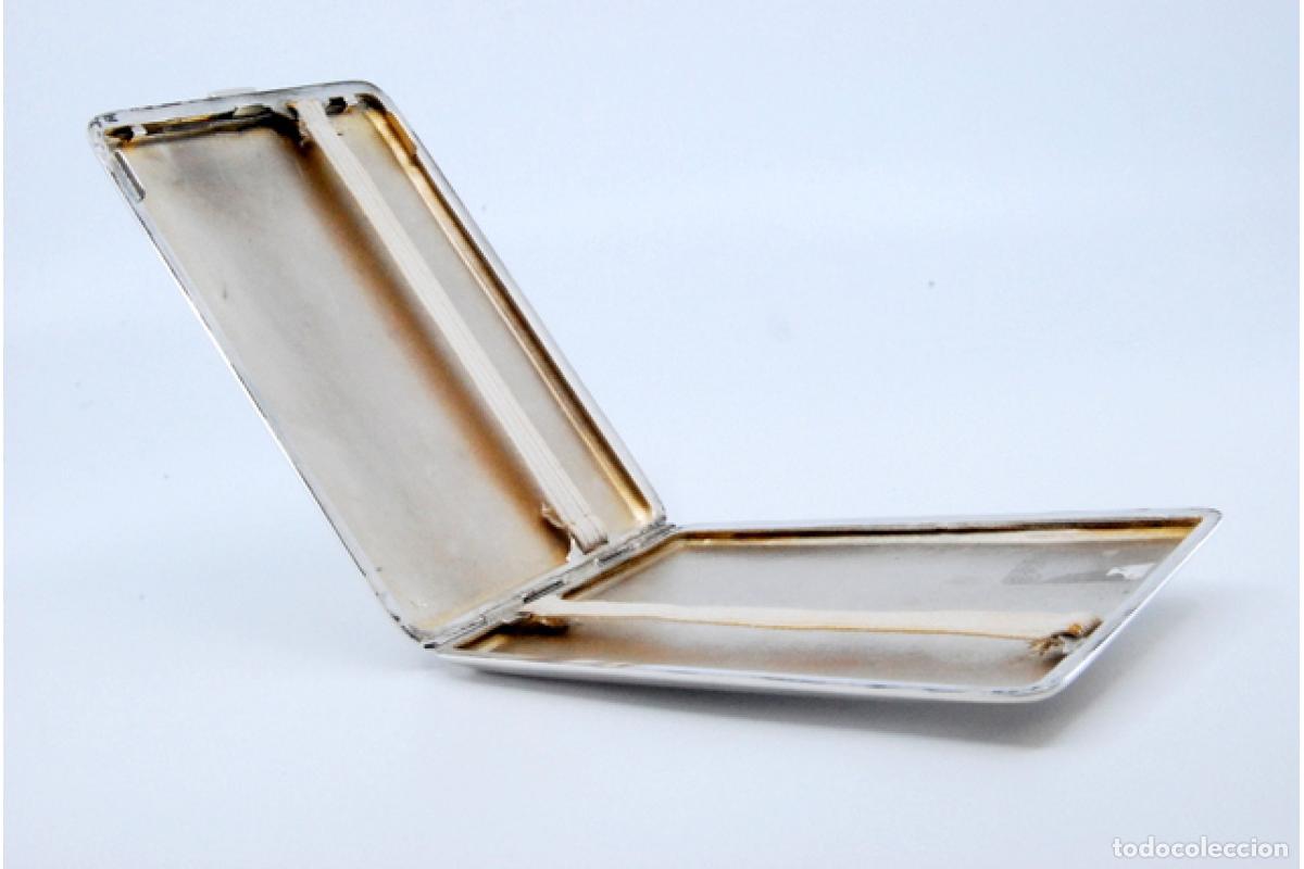 Antig&uuml;edades: Caja de cigarrillos, en plata - Foto 2